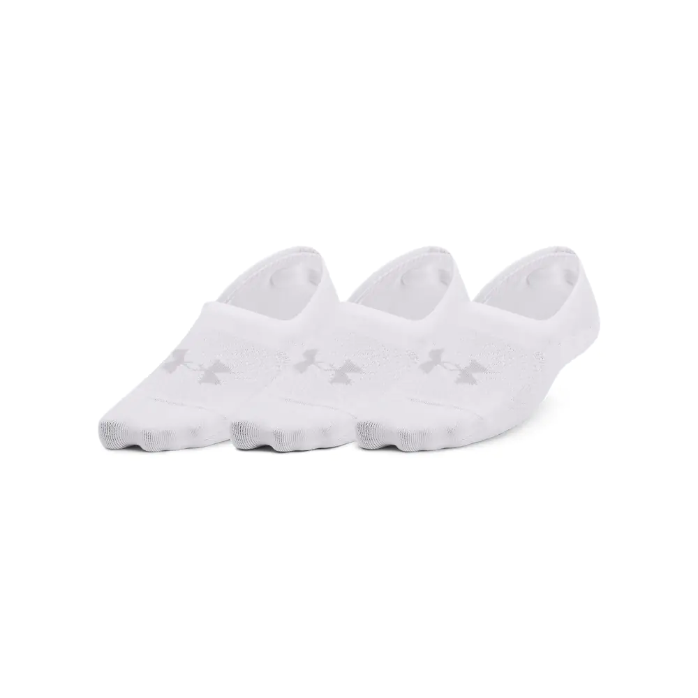 Lot de 3 paires de chaussettes basses doublées UA Breathe Lite Ultra