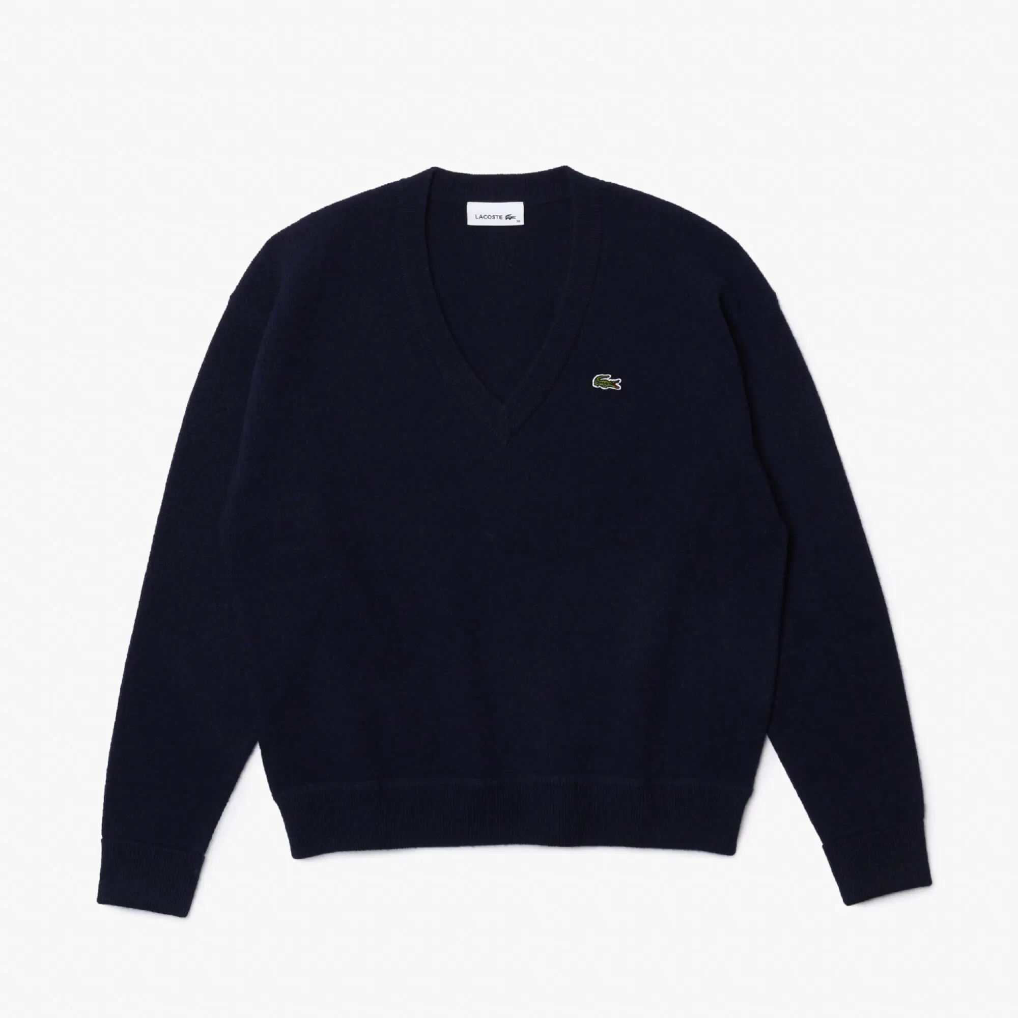 Pull relaxed fit laine cardée