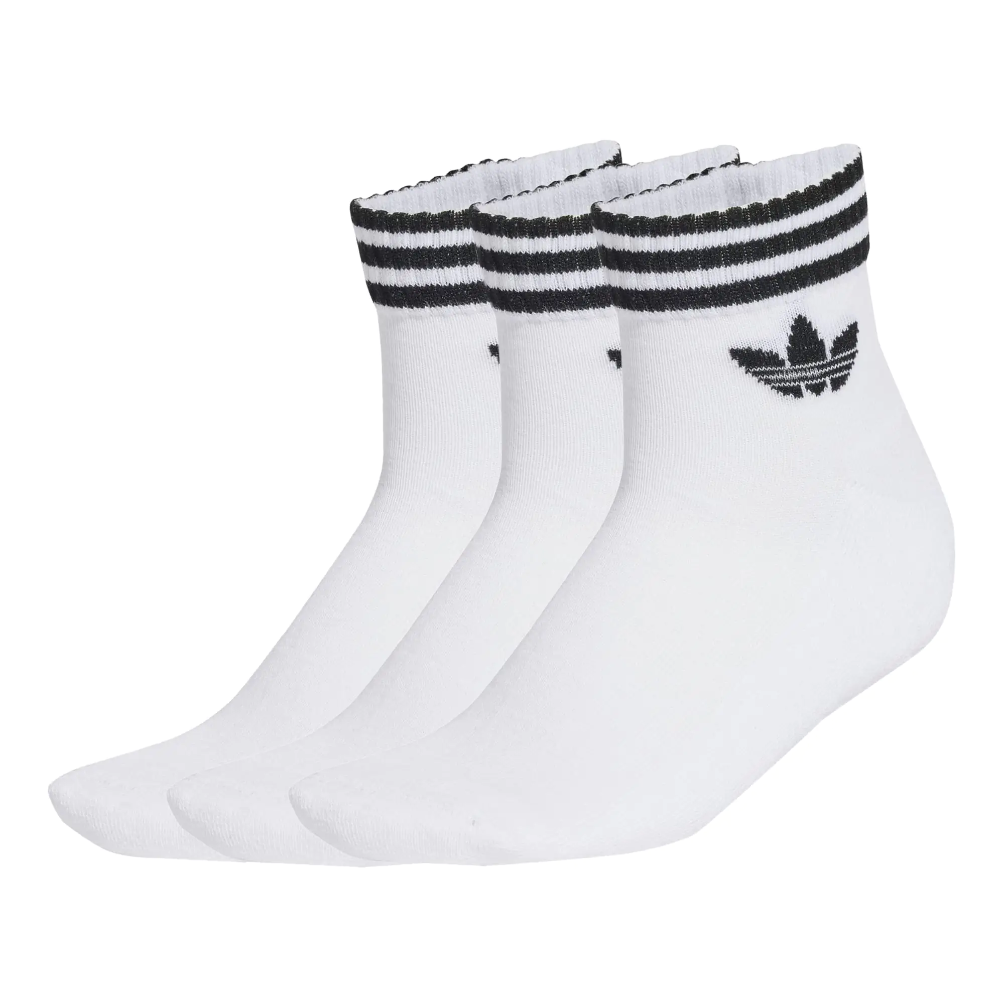 Socquettes 3 bandes (lot de 3 paires)