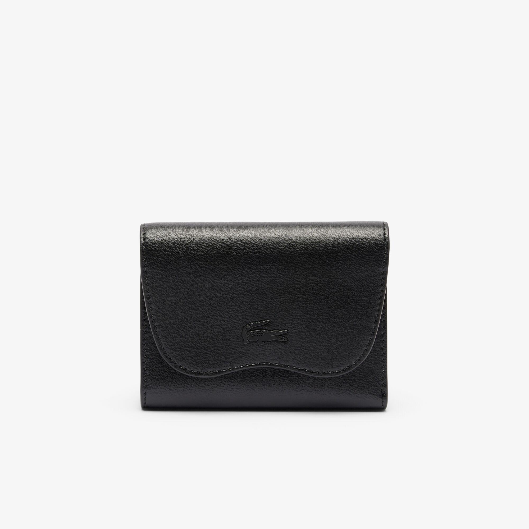 Portefeuille zippé Lora en cuir