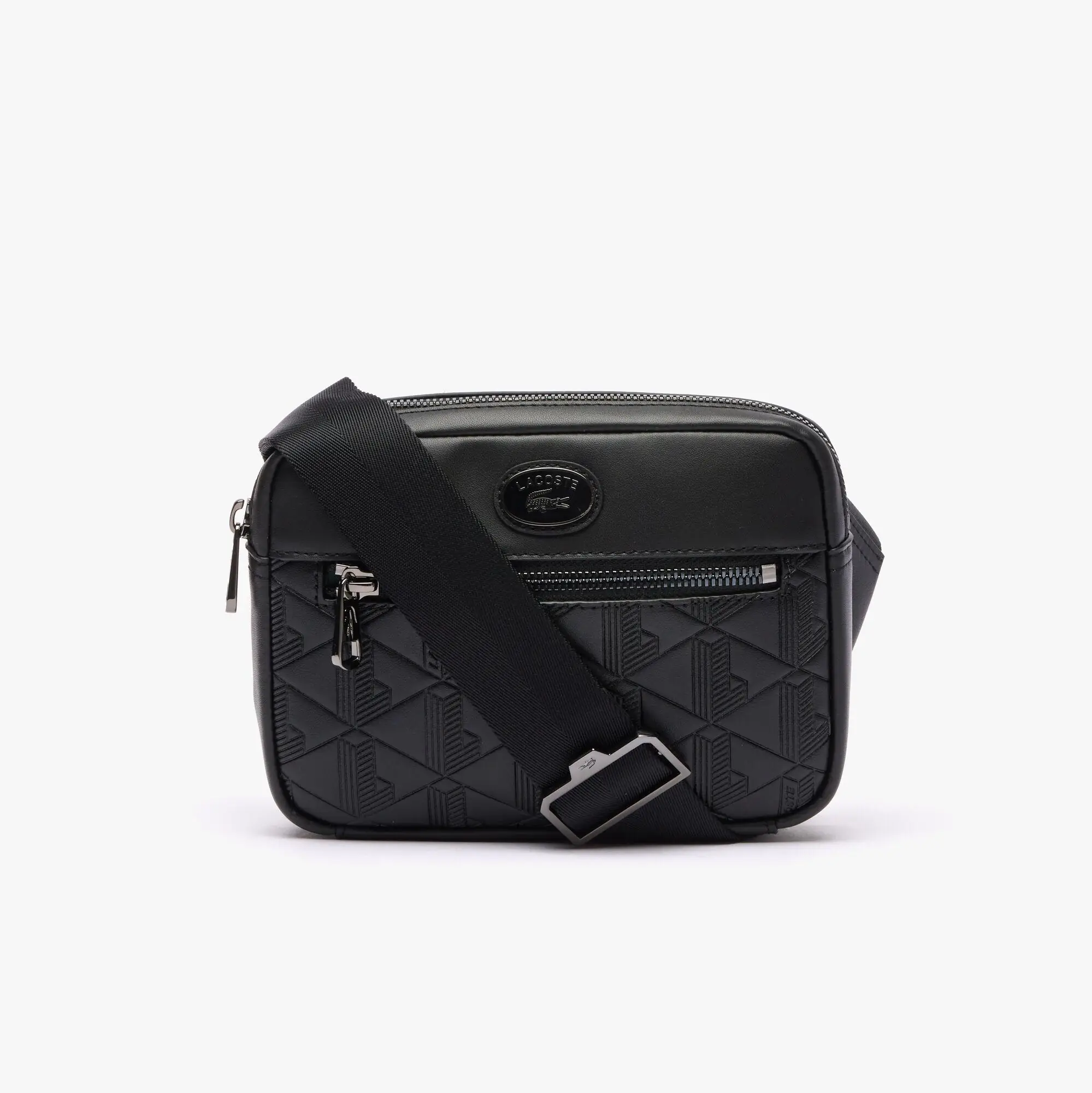 Sac bandoulière avec monogramme embossé