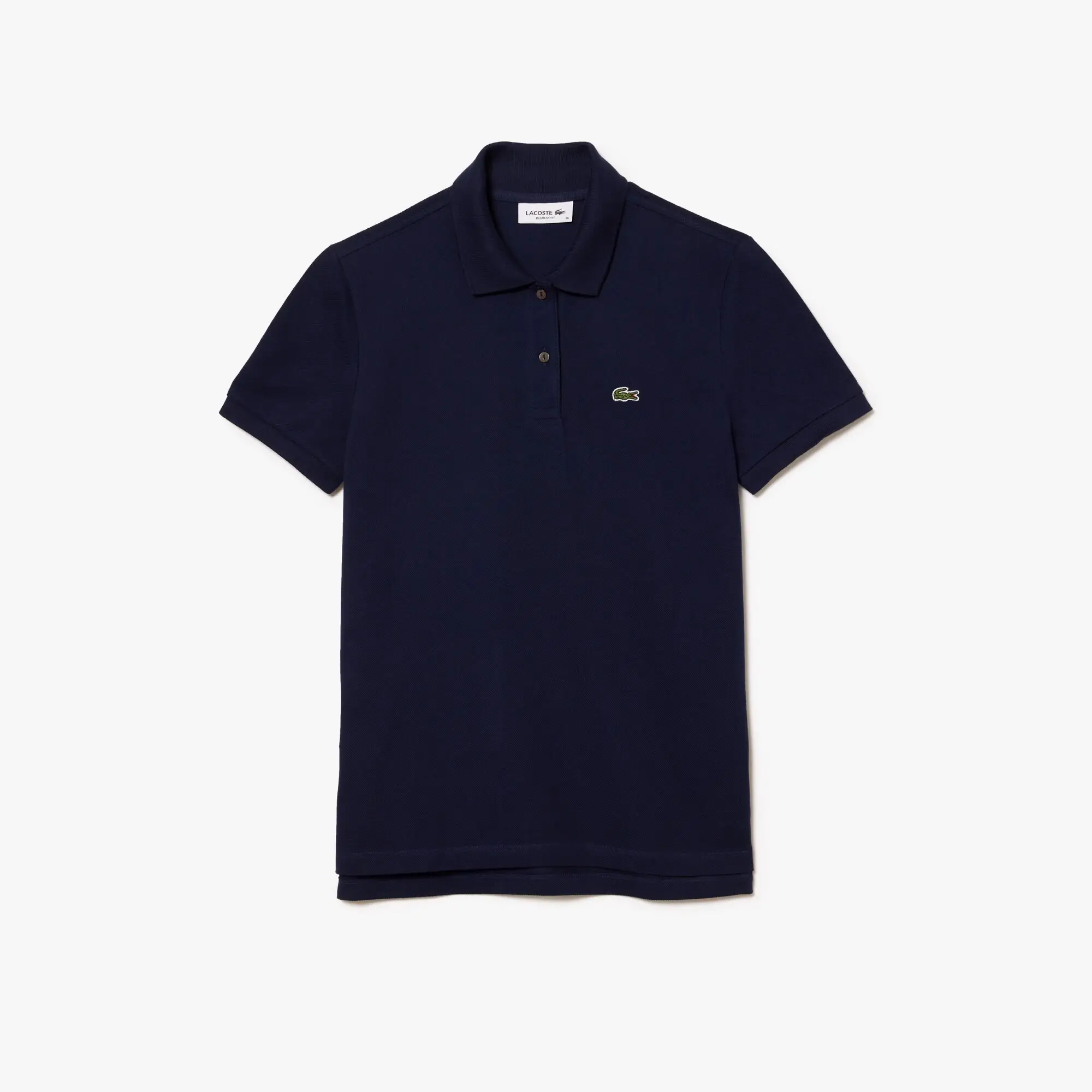 Polo regular fit en petit piqué de coton souple