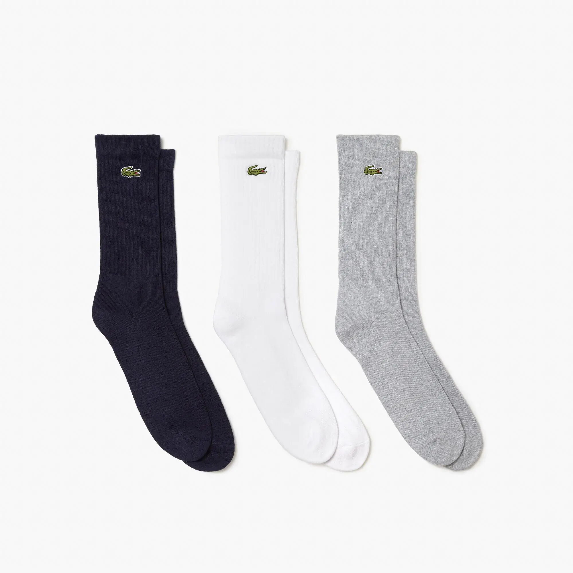 Chaussettes montantes sport unies (Lot de 3 paires)