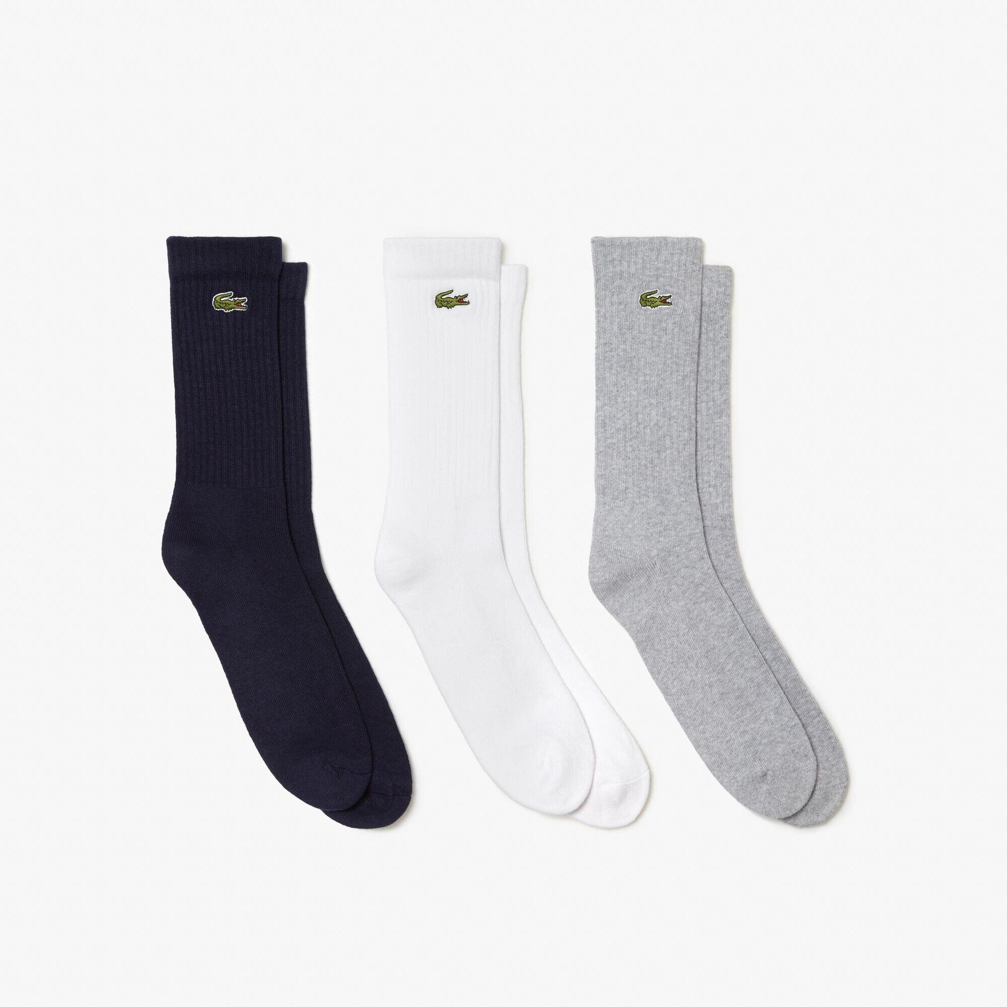 Chaussettes montantes sport unies (Lot de 3 paires)