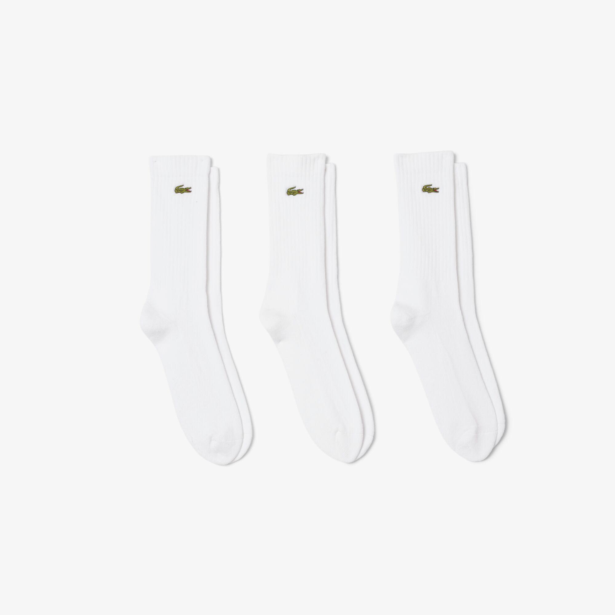 Chaussettes montantes sport unies (Lot de 3 paires)