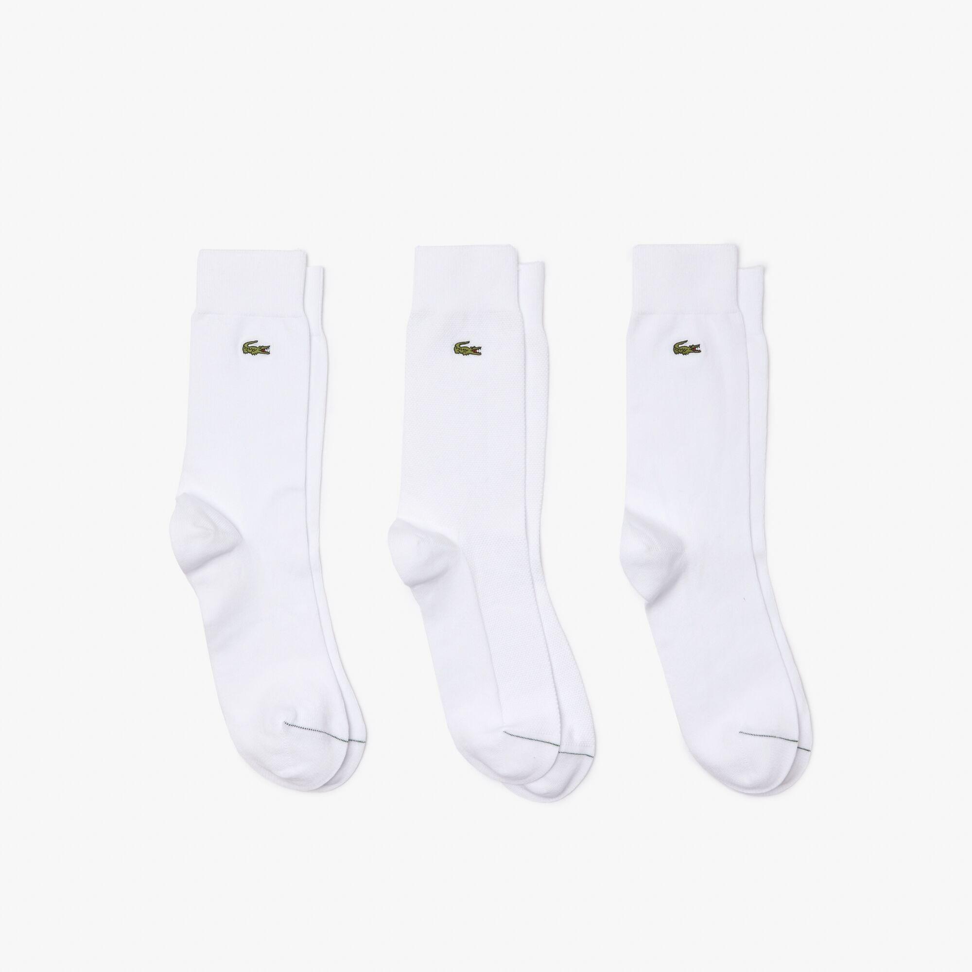 Chaussettes montantes en coton biologique (Lot de 3 paires)