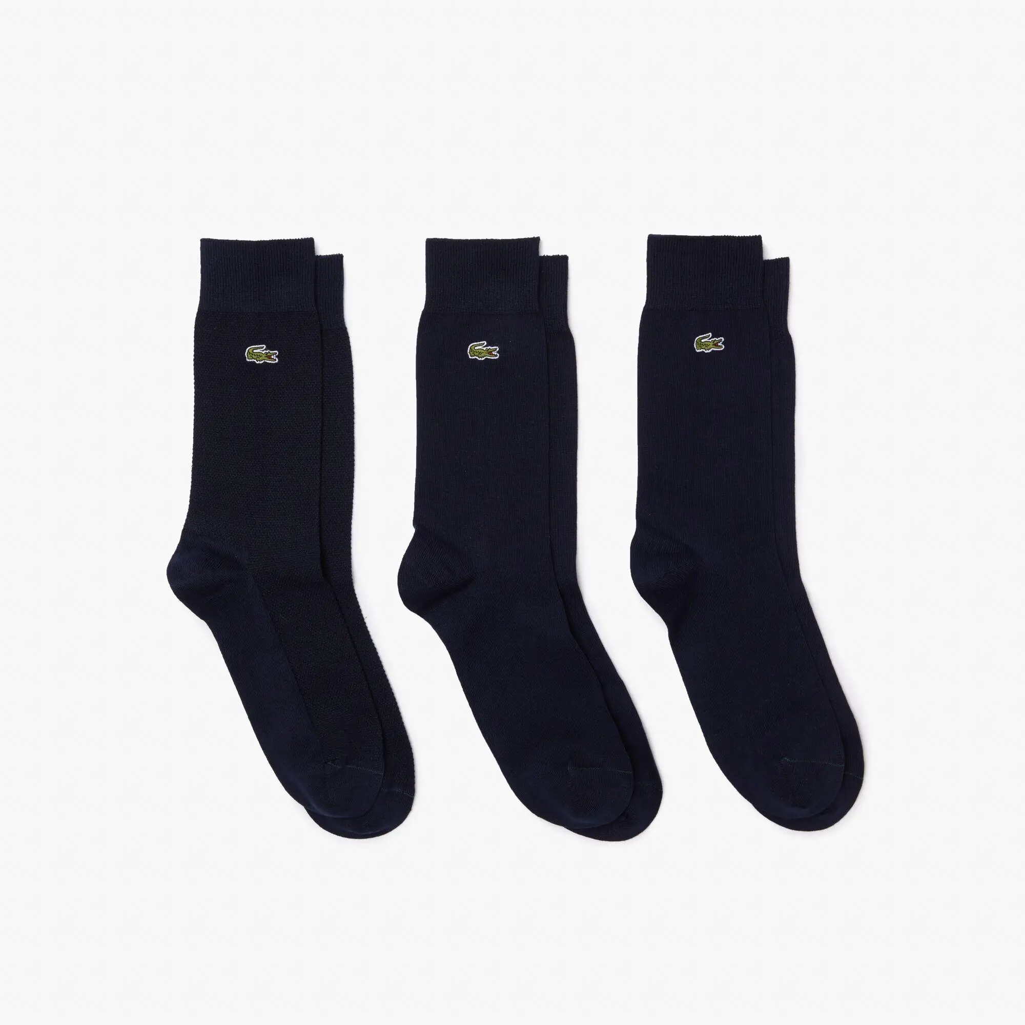 Chaussettes montantes en coton biologique (Lot de 3 paires)