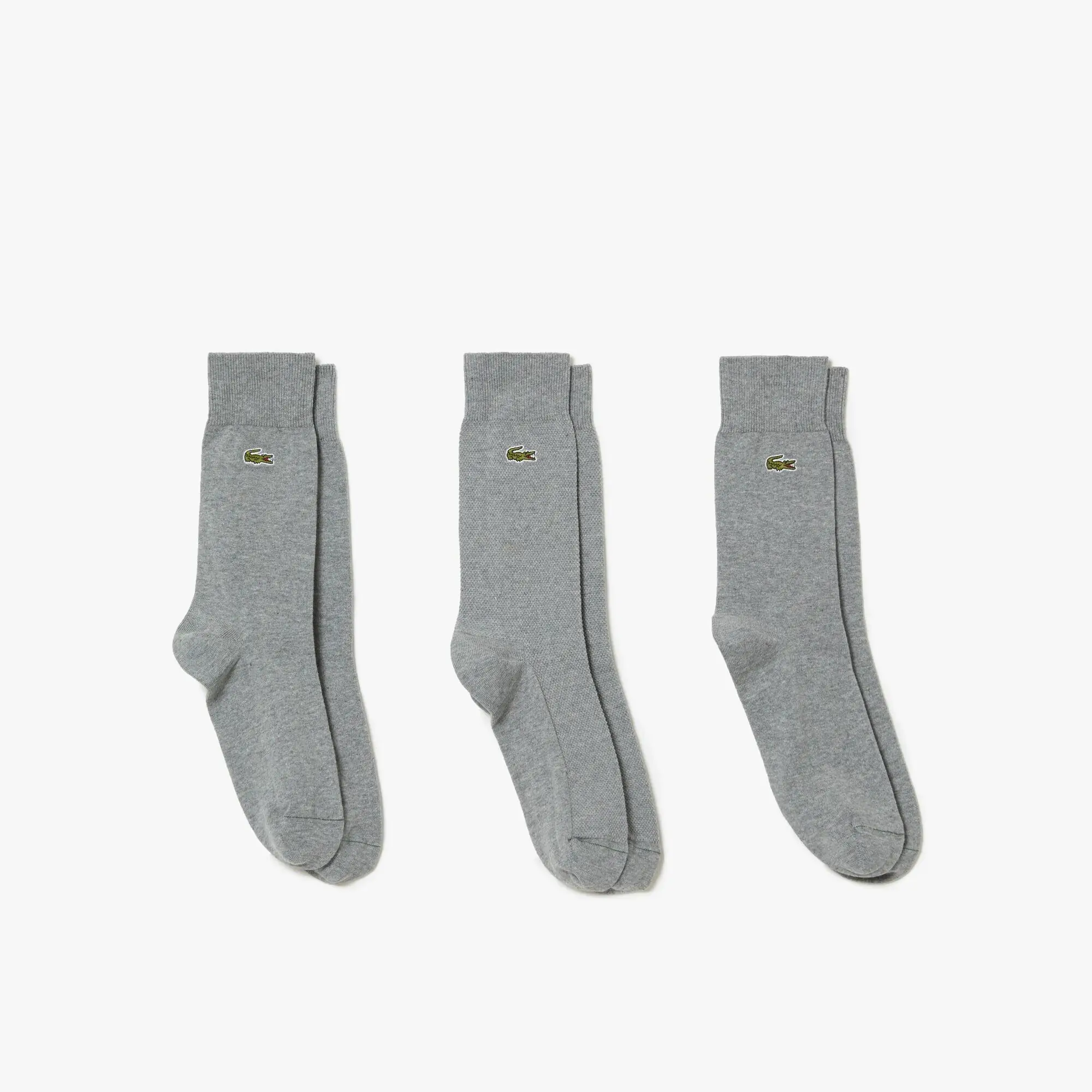 Chaussettes montantes en coton biologique (Lot de 3 paires)