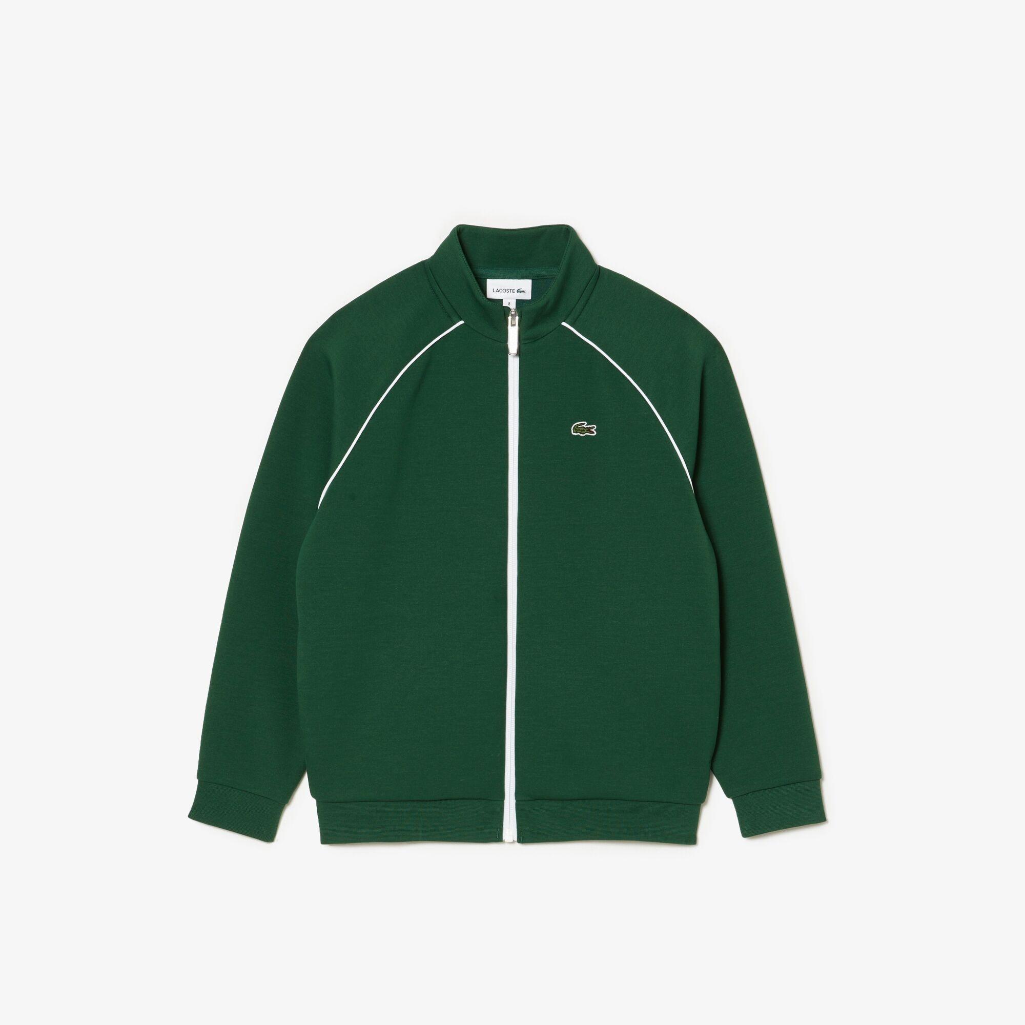 Sweatshirt Paris zippé détails contrastés