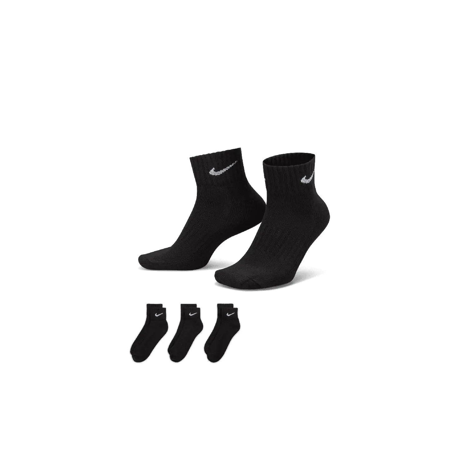 Chaussettes Nike rembourrées (Lot de 3 paires)