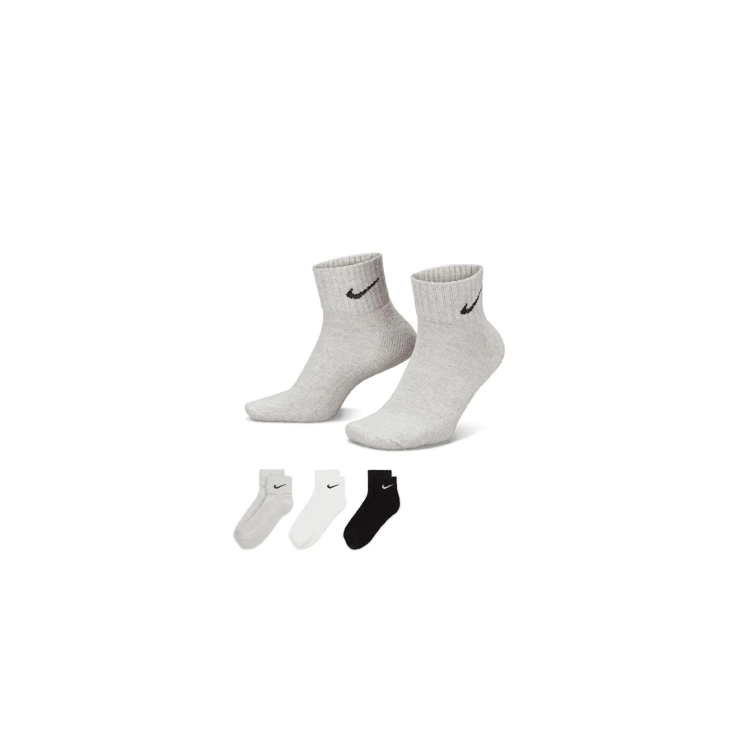 Chaussettes Nike rembourrées (Lot de 3 paires)