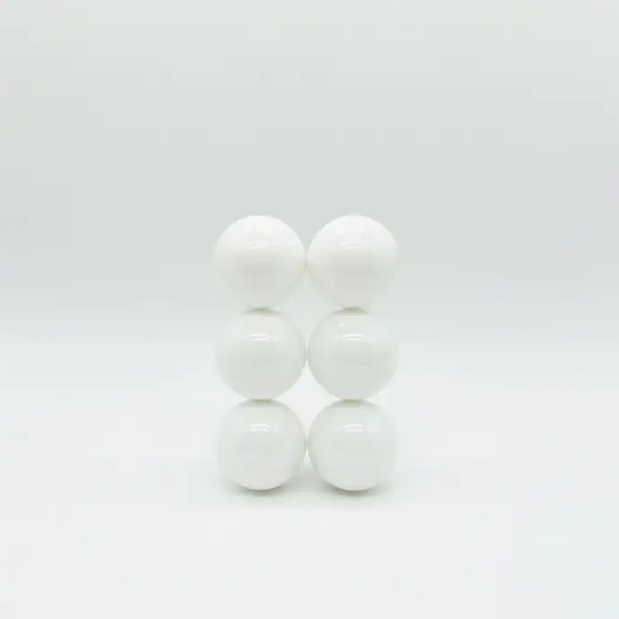 6 Balles tennis de table blanches 1