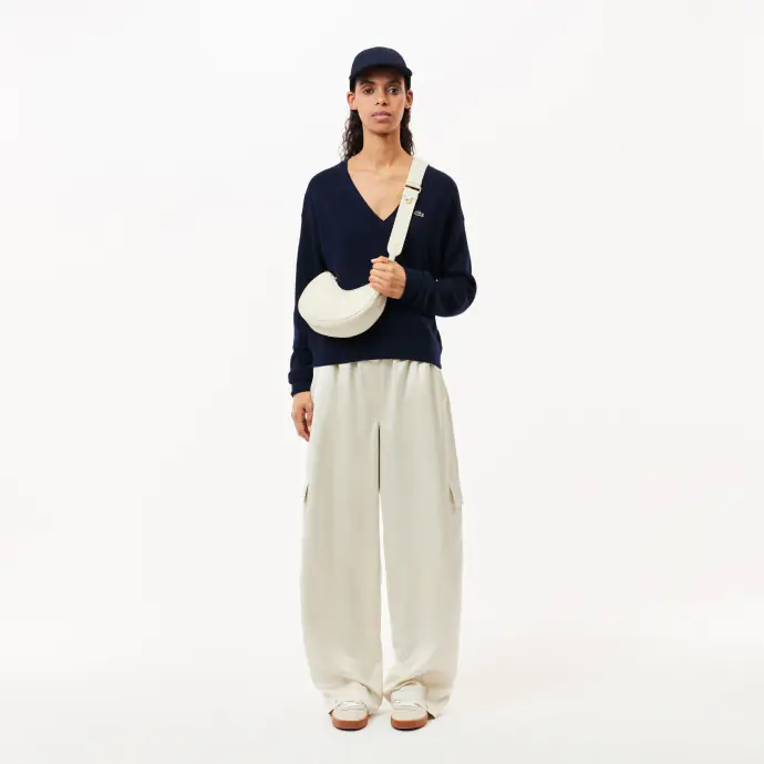Pull relaxed fit laine cardée