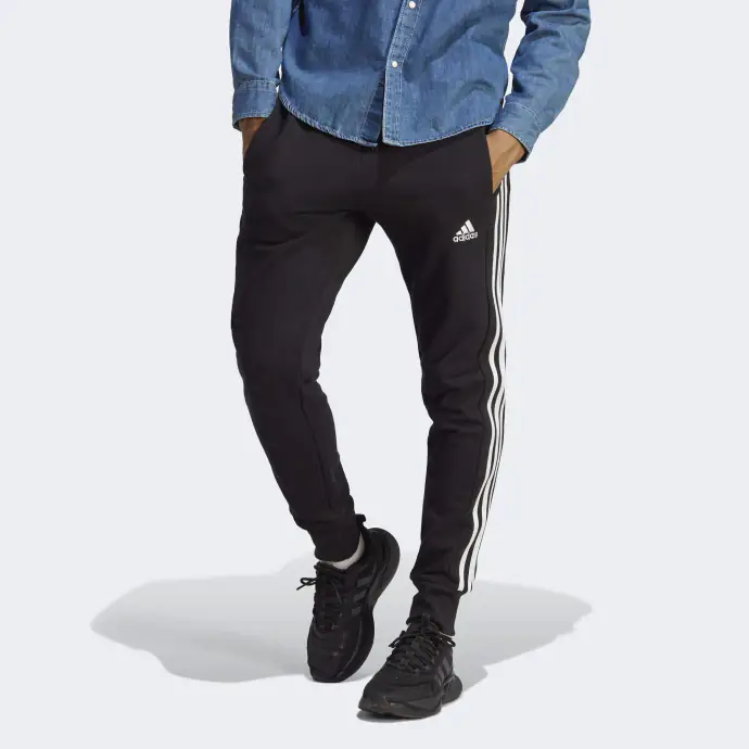 Pantalon fuselé en molleton Essentials Cuff 3-Stripes
