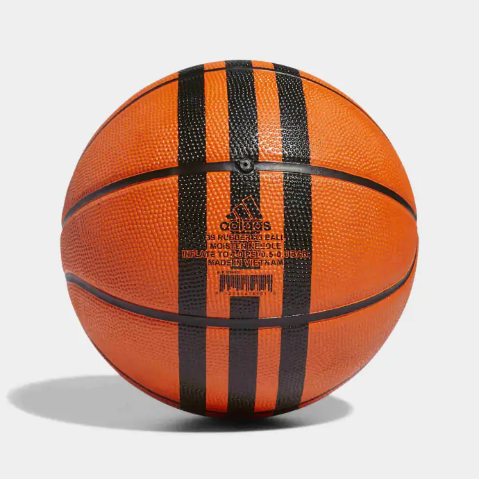 Ballon de basketball 3-Stripes Rubber X3