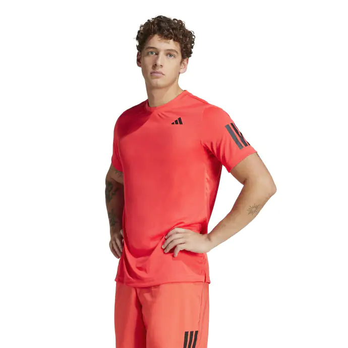 T-shirt Club Tennis Climacool 3 bandes