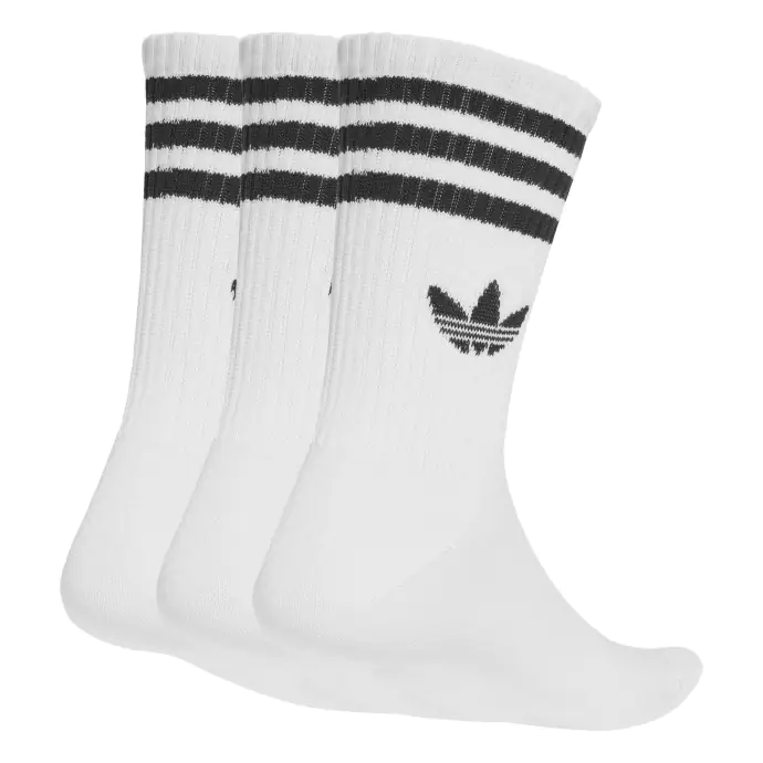 Chaussettes mi-mollet 3 bandes (3 paires)