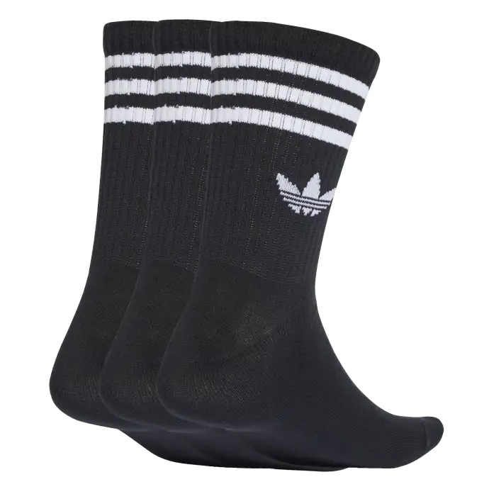 Chaussettes mi-mollet 3 bandes (3 paires)