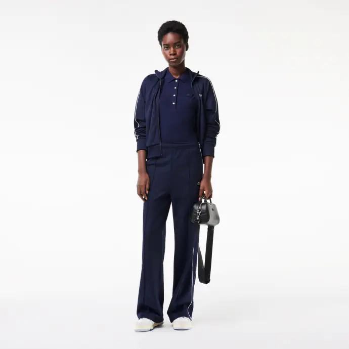 Polo slim fit en piqué de coton stretch