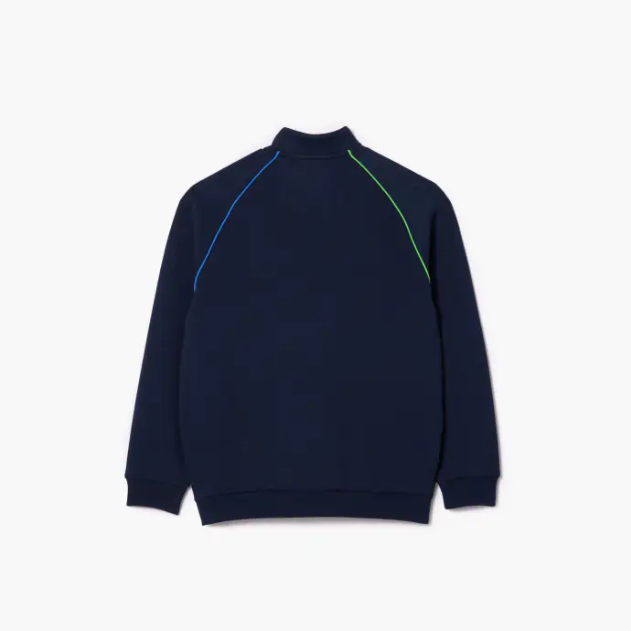 Sweatshirt Paris zippé détails contrastés