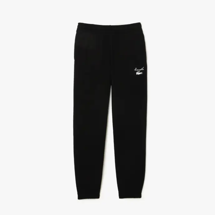 Pantalon de survêtement molleton siglé