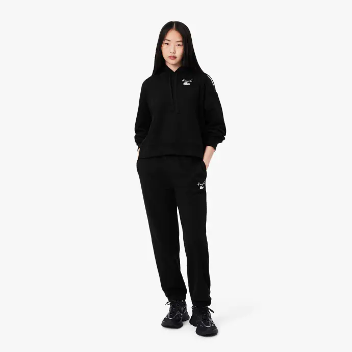 Pantalon de survêtement molleton siglé