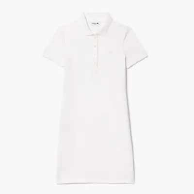 Robe polo stretch en mini Piqué