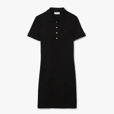 Robe polo stretch en mini Piqué