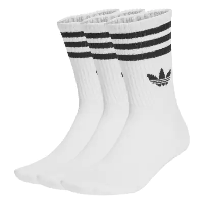 Chaussettes mi-mollet 3 bandes (3 paires)