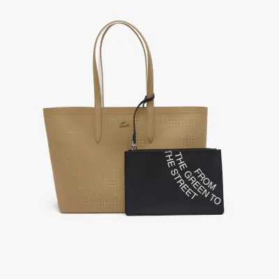 Sac cabas Anna réversible effet petit piqué