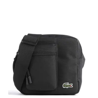 Sacoche zippée Lacoste avec bandoulière ajustable