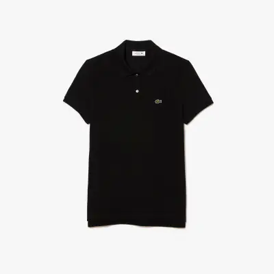 Polo regular fit en petit piqué de coton souple