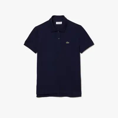 Polo regular fit en petit piqué de coton souple