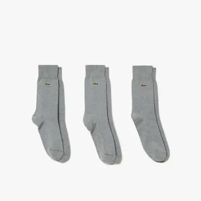 Chaussettes montantes en coton biologique (Lot de 3 paires)