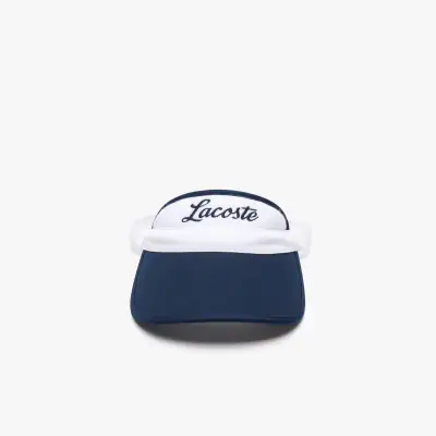 Visière de golf ajustable avec marquage Lacoste