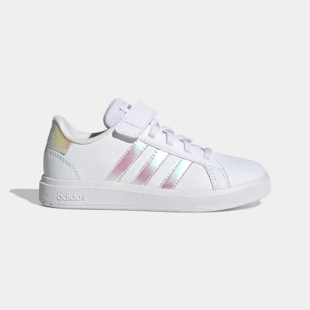 Chaussure à lacets élastiques et scratch sur le dessus Grand Court Lifestyle Court