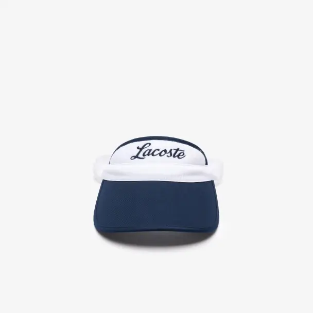 Visière de golf ajustable avec marquage Lacoste